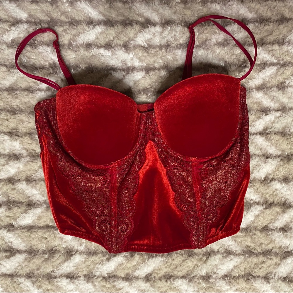 Victoria’s Secret Velvet Bustier